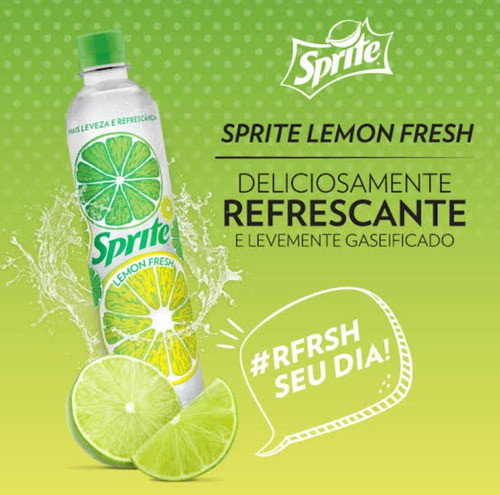 Sprite Lemon Fresh Pet 510ml - Kit Com 3 1
