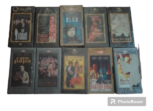 Kit De 10 Películas En Vhs Para Video Casetteras 0