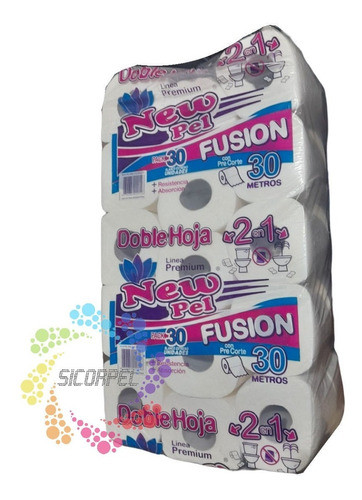 Bolson Papel Higienico Doble Hoja 30uni X 30mts X 2 Bolsones 1