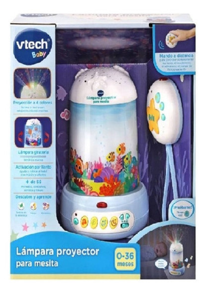 Lampara Y Proyector Giratorio Para Bebe Vtech 532822 0