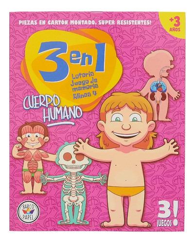 Rompecabezas Didáctico Cuerpo Humano 3 En 1  Pack X2 1