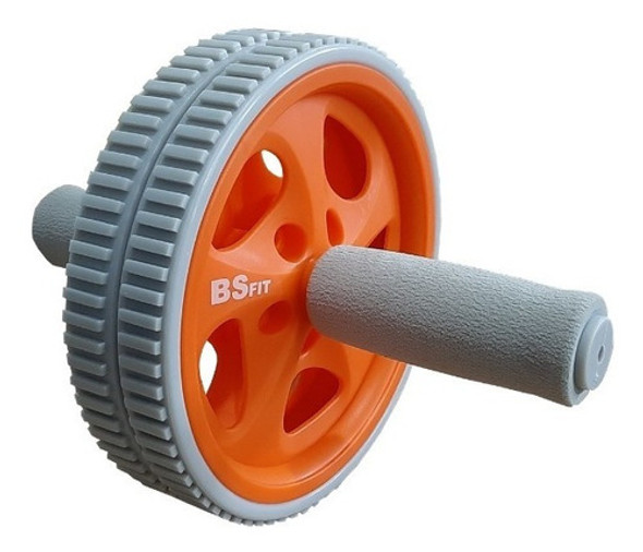 Rueda Bsfit Abdominal Pvc Doble Caño Hueco Fitness 19cm 0