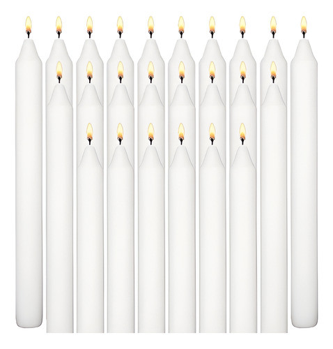 Velas Blancas Familiar 25 Unidades 0