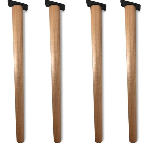 Jogo 4 Pés Palito Inclinado Para Rack Mesa Cadeira 45 Cm 0