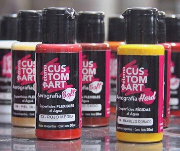 Pintura Aerografia Eterna Custom Hard Para Aerografos X2 1