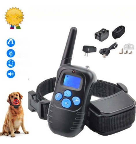 Control Remoto Perro Choque Formación Collar 300m Recargable 1