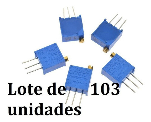 Lote De  103  Preset Multivuelta Potenciómetros Muy Surtido 1