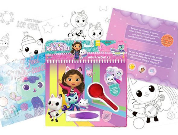 Agua Wow Xl Grande Librito Coloreo Gabby Dollhouse Colorear 0 Agua Wow Xl Grande Librito Coloreo Gabby Dollhouse Colorear 0