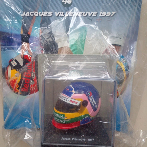Revista + Cascos De Formula 1 Nº 46 Jacques Villeneuve 1997. 1