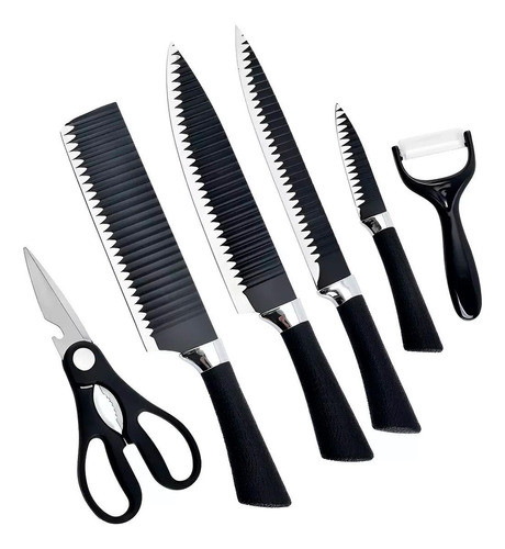 Kit Facas De Churrasco Corte Navalha  Dia Dos Pais 0