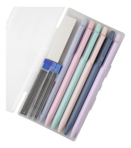 Idcrea Lindo Juego Lápices Mecánicos 0,7 Mm Triangular 6 4 1 0