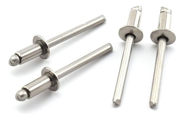 Remache Rapido Pop Acero Inoxidable Integral 4,8x12  X50un 0