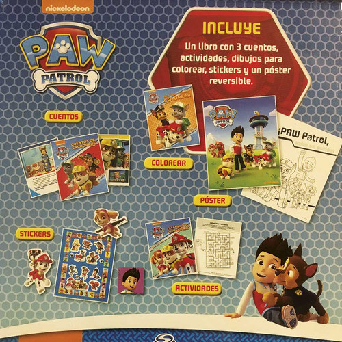 Lata Didactica Paw Patrol Cuentos Actividades Y Stickers 1