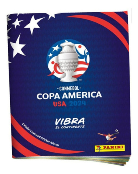 Album + Figuritas Copa America Usa2024 X10 Sobres Panini 0