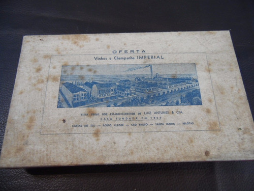 Caixa Garrafinhas Imperial - Embalagem Original De Época 1