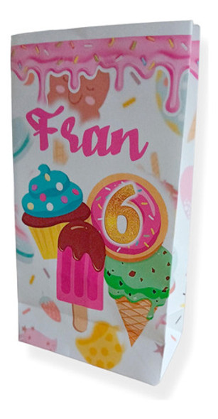 Bolsitas Sorpresita Personalizada Helados Candy 0