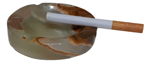 Cenicero Redondo Labrado En Onix . 0