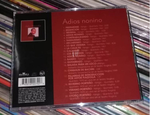 Astor Piazzolla - Adiós Nonino - Cd Nuevo Kktus 1
