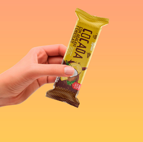 Cocada Com Abacaxi E Chocolate Zero - Latam 12un De 25g 1