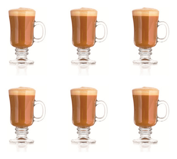 Taza Irish Coffe Vidrio 250 Ml Crisa 0