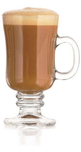 Taza Irish Coffe Vidrio 250 Ml Crisa 1