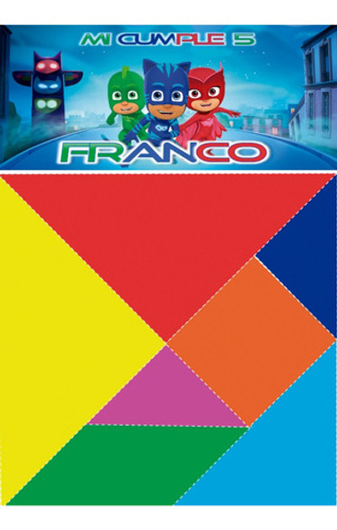 Tangram Imantado De 10 X 10 Cm - Combo X 30 Unidades 0