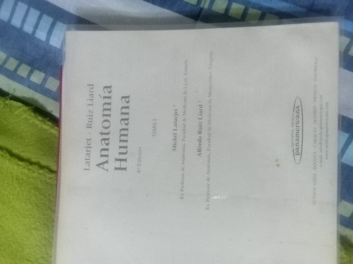 Libro Anatomía Humana   Latarje-ruiz Fotocopia Usado 0