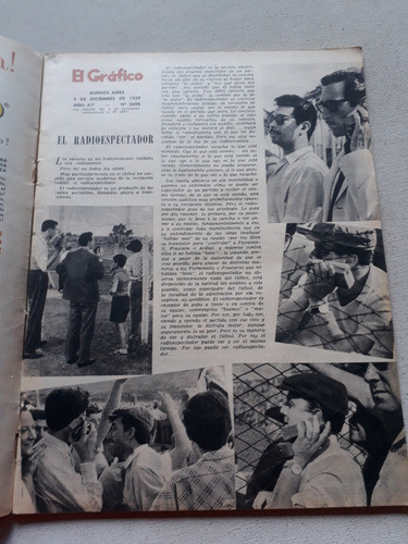 El Grafico Nº 2098 Año 1959 Alberto Rios Maraton De Barrios 1
