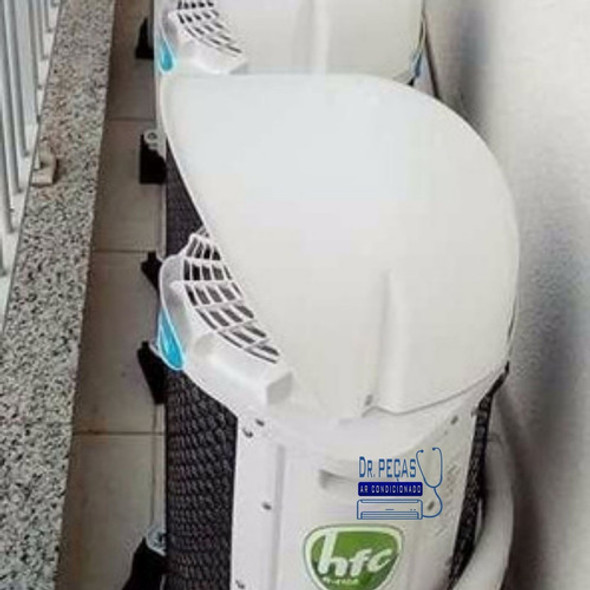 Defletor Fibra Ar Condicionado Barril  9,000 A 18,000 Btus 1