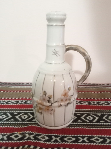 Antígua Botella De Porcelana Licor Jerez. Cognac 0