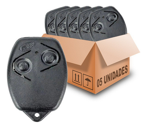 5pcs Controle Remoto Portão Eletrônico Rossi 433mhz Original 0