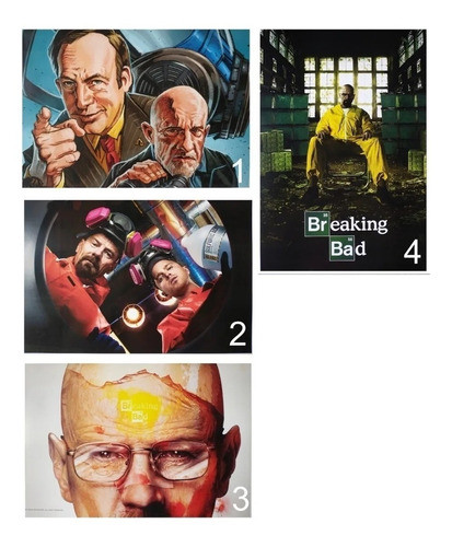 Póster Breaking Bad Hay 5 Unidades Precio Por Cada Uno 0