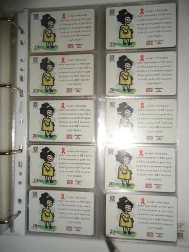 Cartão Telefônico-série Evite A Aids-a Mãe.(l-2)-c/camisinha 0