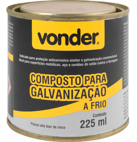 Composto P/galvanizacao Frio 225mlvonder 0
