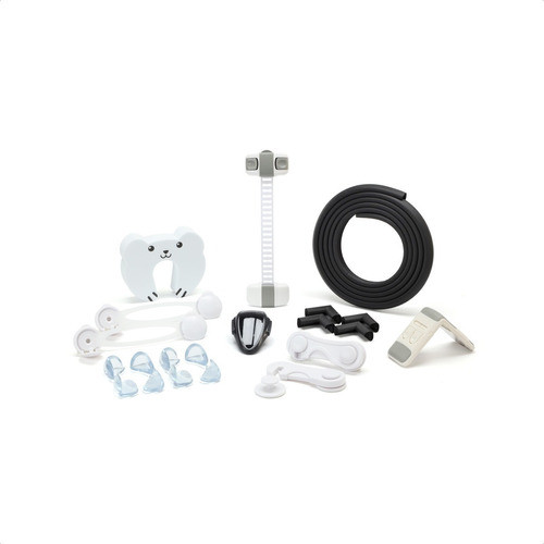 Combo Articulos De Seguridad Para Bebe Negro - Recien Nacido 0