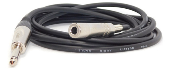 Cable Alargue Plug Mono/ts Macho A Plug Mono/ts Hembra 10mts 1