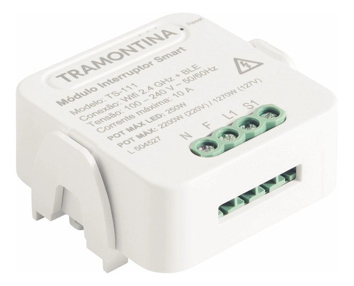 Módulo Interruptor Smart Tramontina Com 1 Canal E Wifi 1