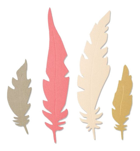 Cortante - Troquel Bigz Sizzix - Natural Feathers 664474 1