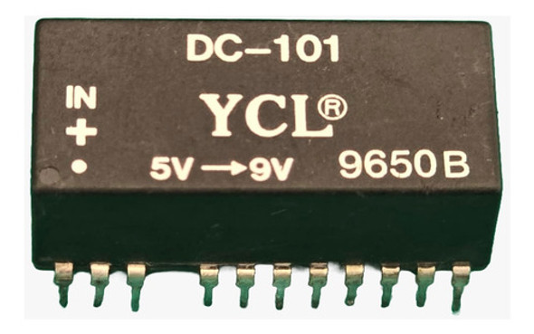 3x Conversor Dc-101 = Dc101 Input 5v - Output 9v 1,8w Ycl 0