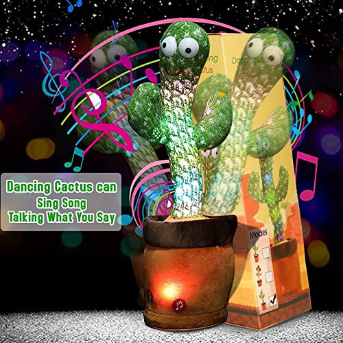 Dancing Cactus Baby Toys 6 12 Meses Talking Cactus Toys Repi 1