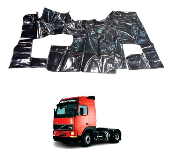 Tapete Vinil Preto Com Capo Para Volvo Fh12 Globetrotter Car 1