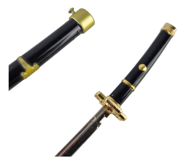 Mini Katana Yubashiri One Piece Zoro Peça Colecionável 0 Mini Katana Yubashiri One Piece Zoro Peça Colecionável 0