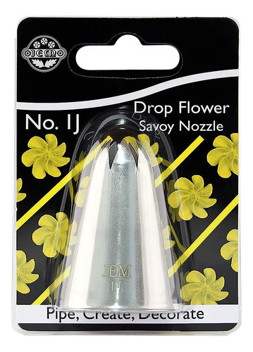 Jem Small Curved Star Savoy Piping Nozzle No. 1j 0