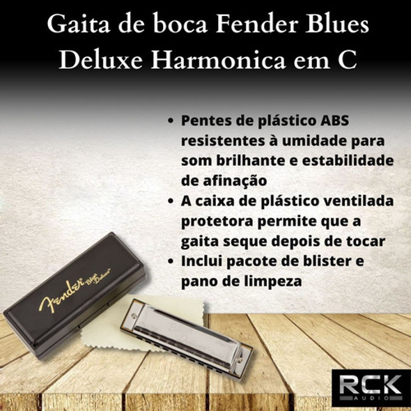 Gaita Fender Blues Deluxe Em Dó (c) - Nota Fiscal E Garantia 1
