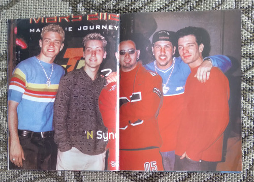 23dm Revista Poster Sensação 1. 'n Sync Em 3 Imagens Lindas. 1