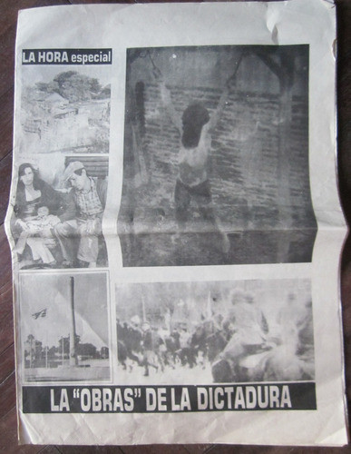 Antiguo Suplemento La Hora Especial 1985 Dictadura 0