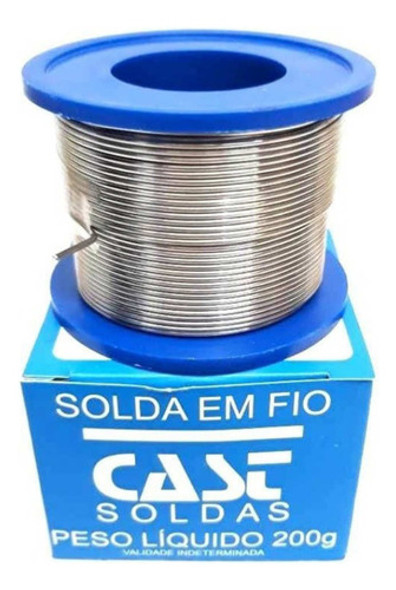 Solda Carretel 60x40 1.0mm 200g Azul - Cast Metais Cas1502 0