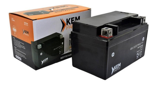 Bateria De Moto Kem Parts Gel Ytx7abs Medida 151x87x94 Mm 1