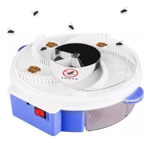 Atrapa Moscas Mata Insectos Eléctrico Giratorio Calidad 1
