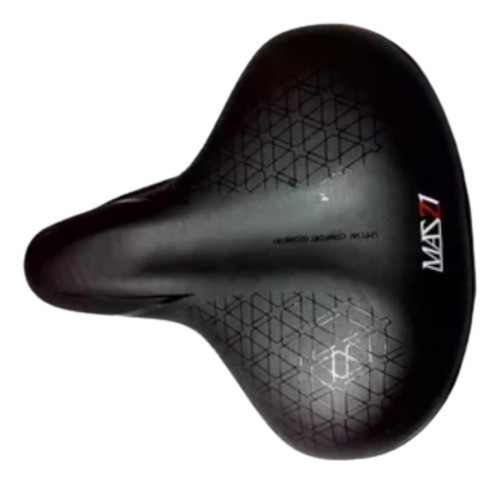 Asiento Mazzi D225v Negro Ancho Ciclismo Mtb 0